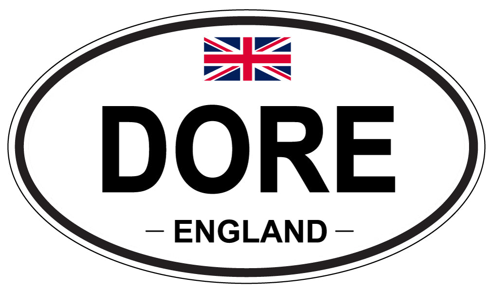 DORE, England - Oval Magnet