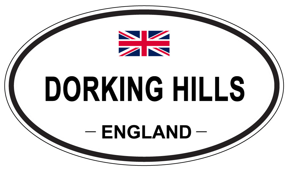 DORKING HILLS, England - Oval Magnet