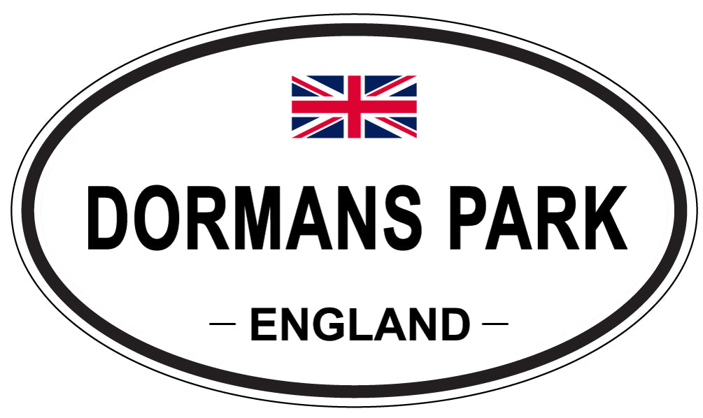 DORMANS PARK, England - Oval Magnet