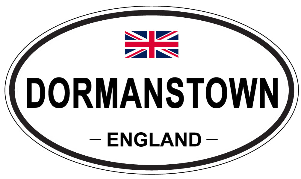 DORMANSTOWN, England - Oval Magnet