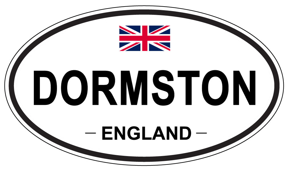 DORMSTON, England - Oval Magnet