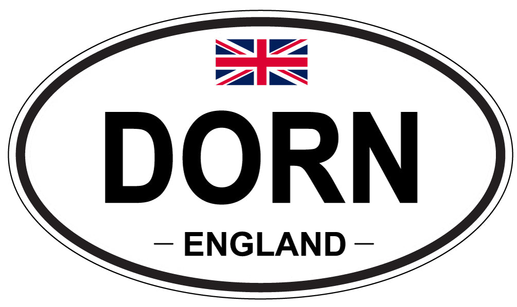 DORN, England - Oval Magnet