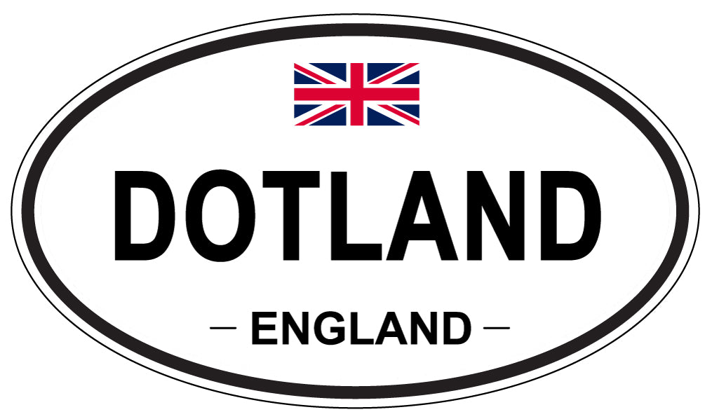 DOTLAND, England - Oval Magnet