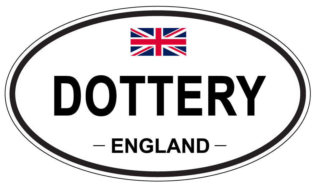 DOTTERY, England - Oval Magnet