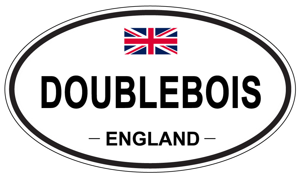 DOUBLEBOIS, England - Oval Magnet