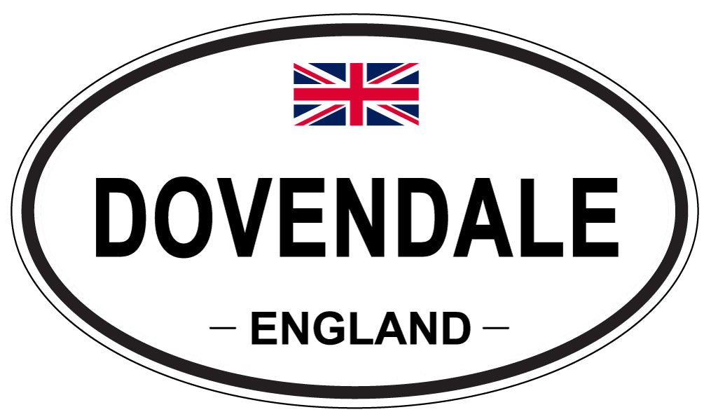 DOVENDALE, England - Oval Magnet