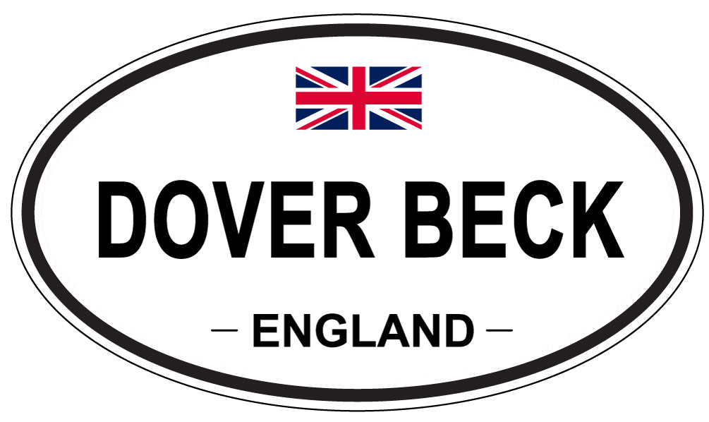 DOVER BECK, England - Oval Magnet