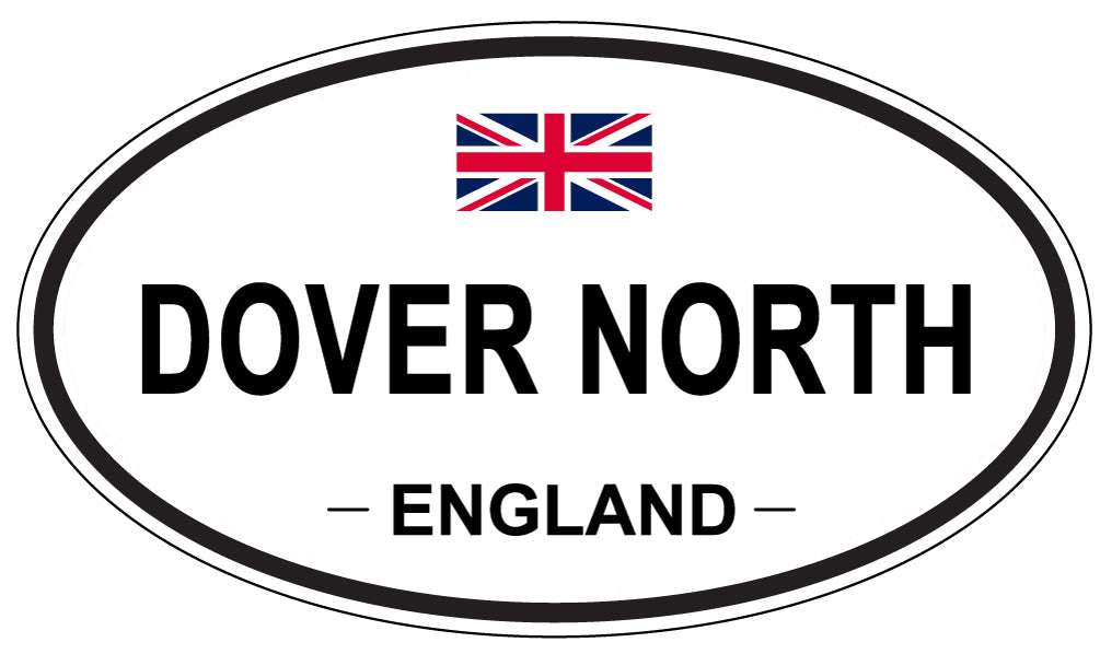 DOVER NORTH, England - Oval Magnet