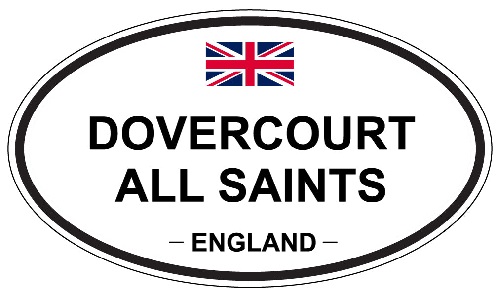 DOVERCOURT ALL SAINTS, England - Oval Magnet