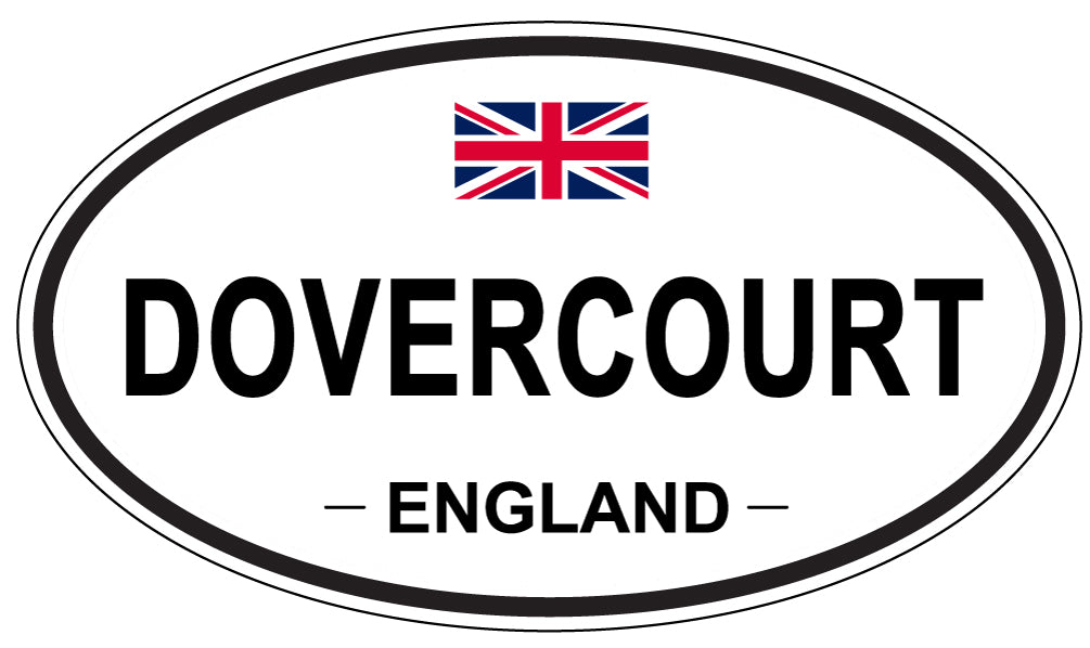 DOVERCOURT, England - Oval Magnet