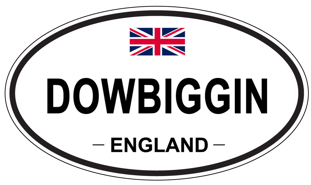 DOWBIGGIN, England - Oval Magnet