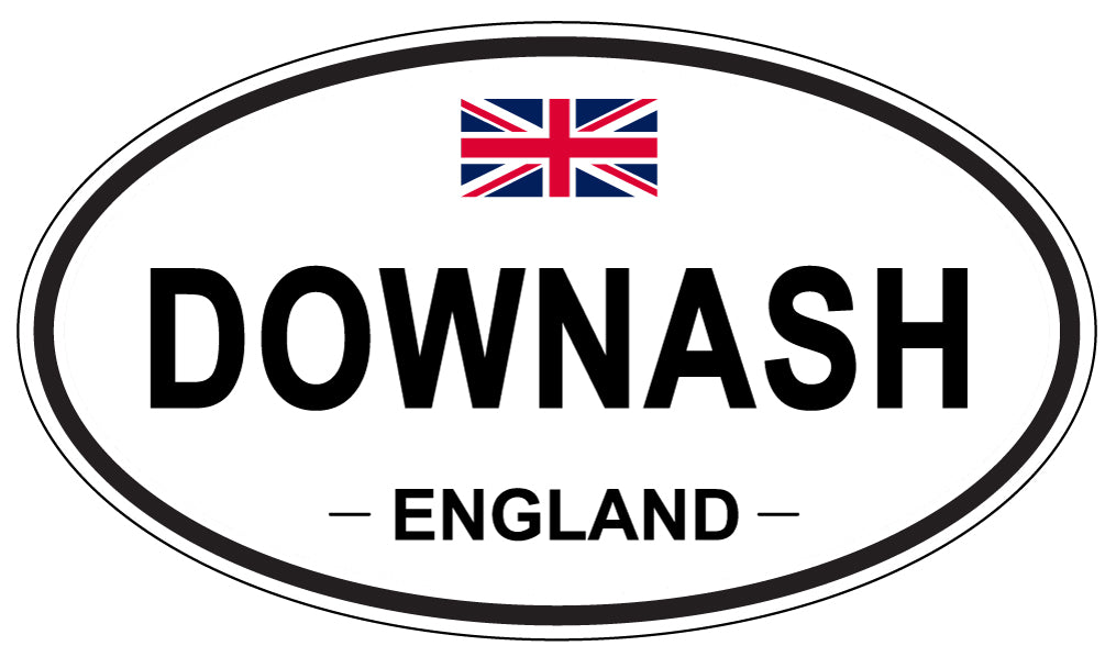 DOWNASH, England - Oval Magnet