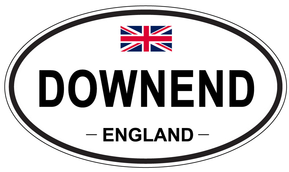 DOWNEND, England - Oval Magnet