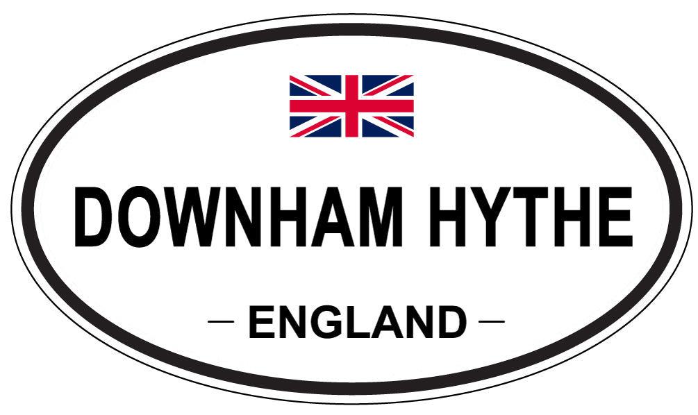 DOWNHAM HYTHE, ENGLAND - Oval Sticker