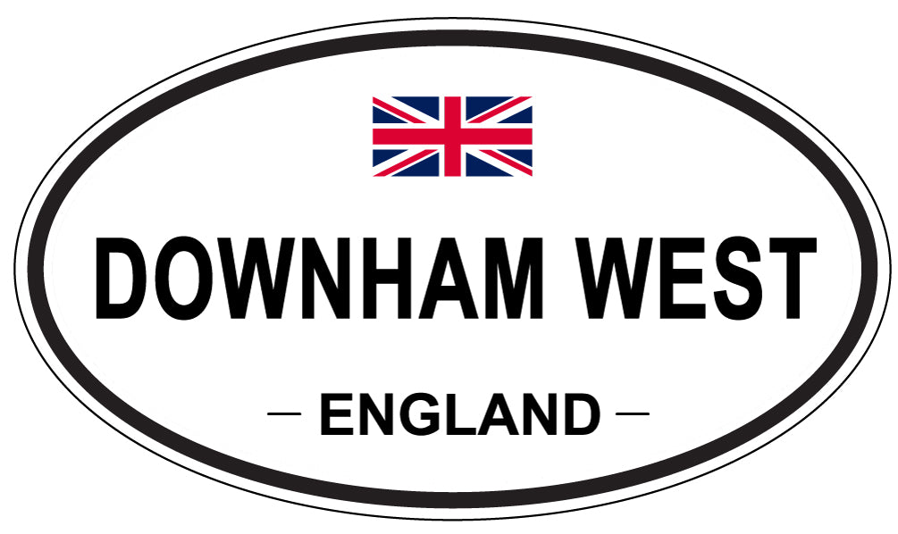DOWNHAM WEST, England - Oval Magnet