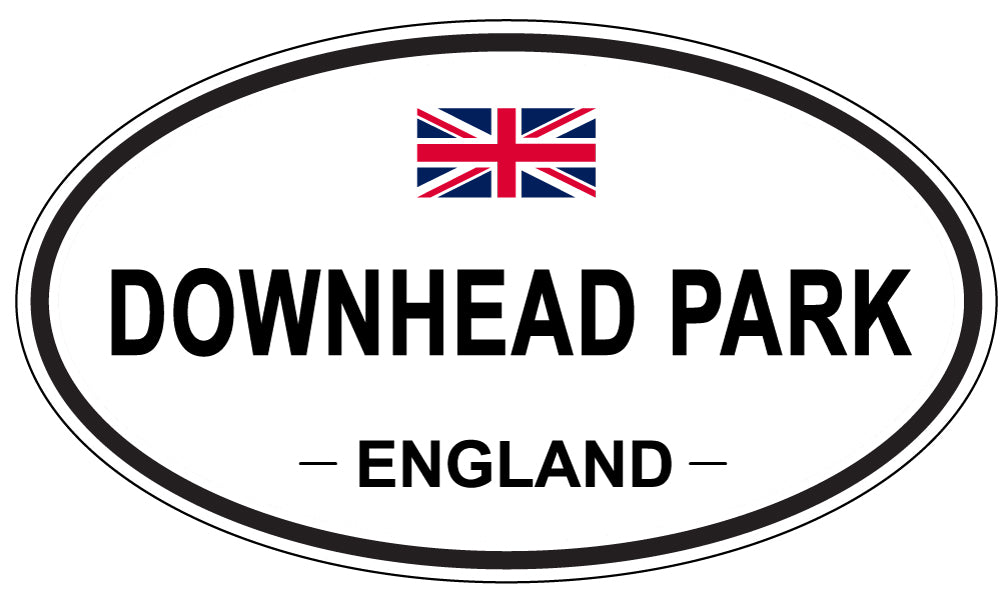DOWNHEAD PARK, England - Oval Magnet