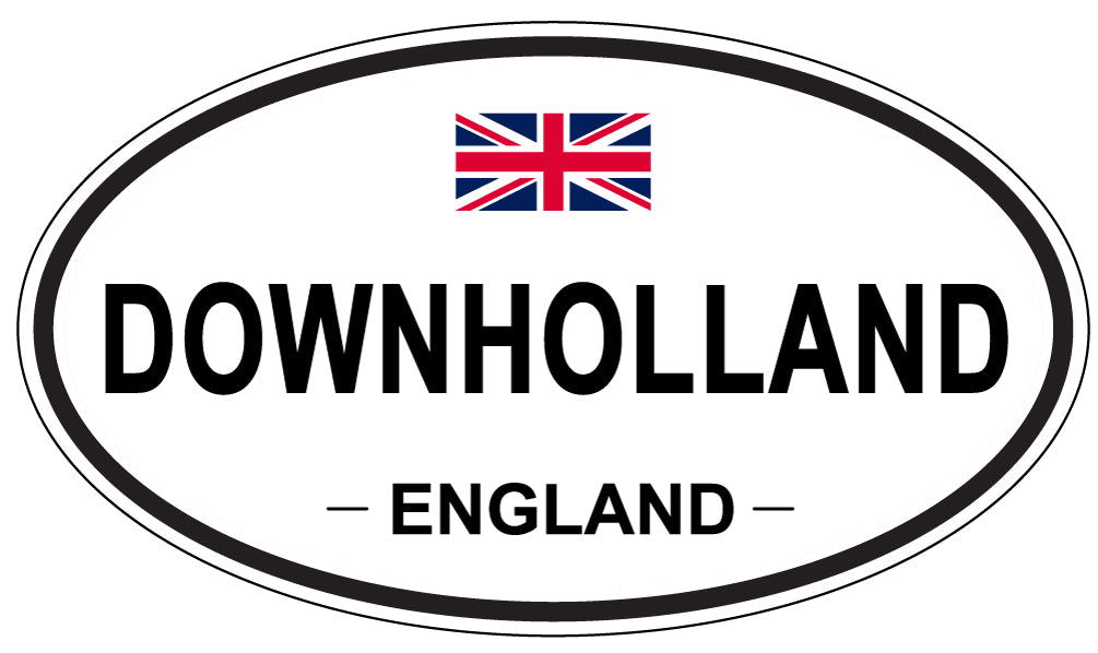 DOWNHOLLAND, England - Oval Magnet