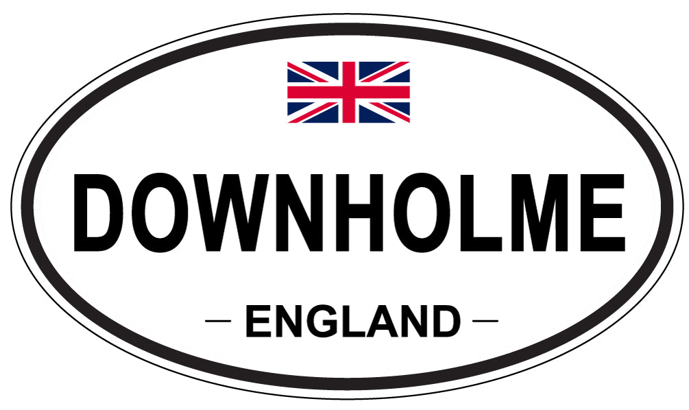 DOWNHOLME, England - Oval Magnet