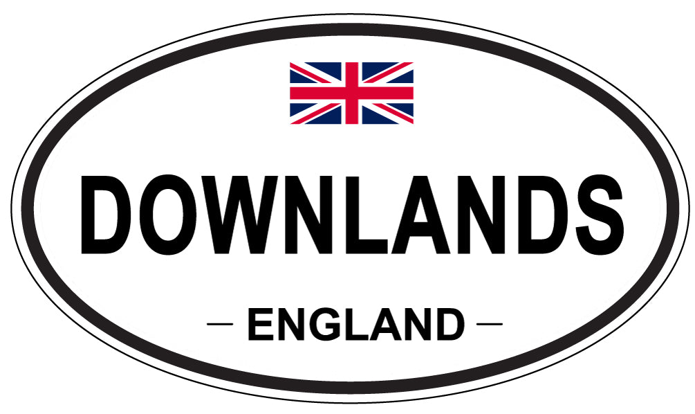 DOWNLANDS, England - Oval Magnet