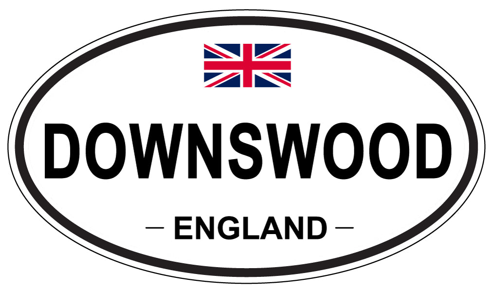 DOWNSWOOD, England - Oval Magnet