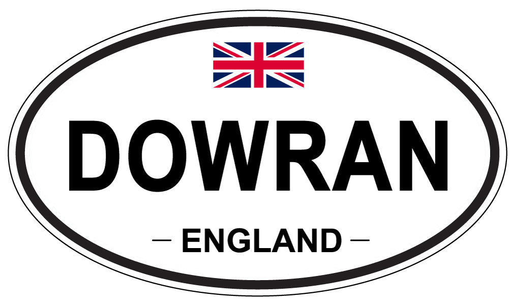 DOWRAN, England - Oval Magnet