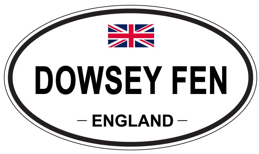 DOWSEY FEN, England - Oval Magnet