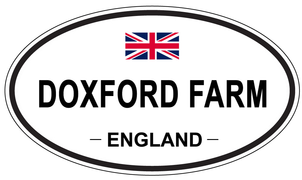 DOXFORD FARM, England - Oval Magnet