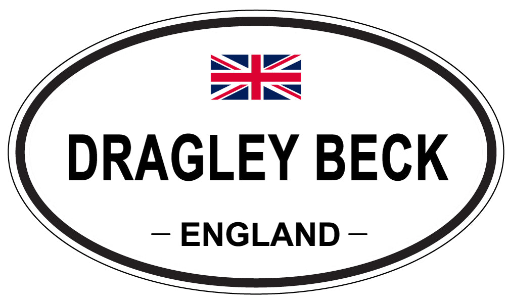 DRAGLEY BECK, England - Oval Magnet