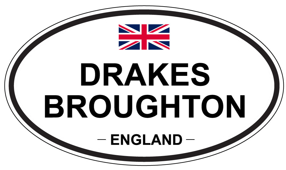 DRAKES BROUGHTON, England - Oval Magnet