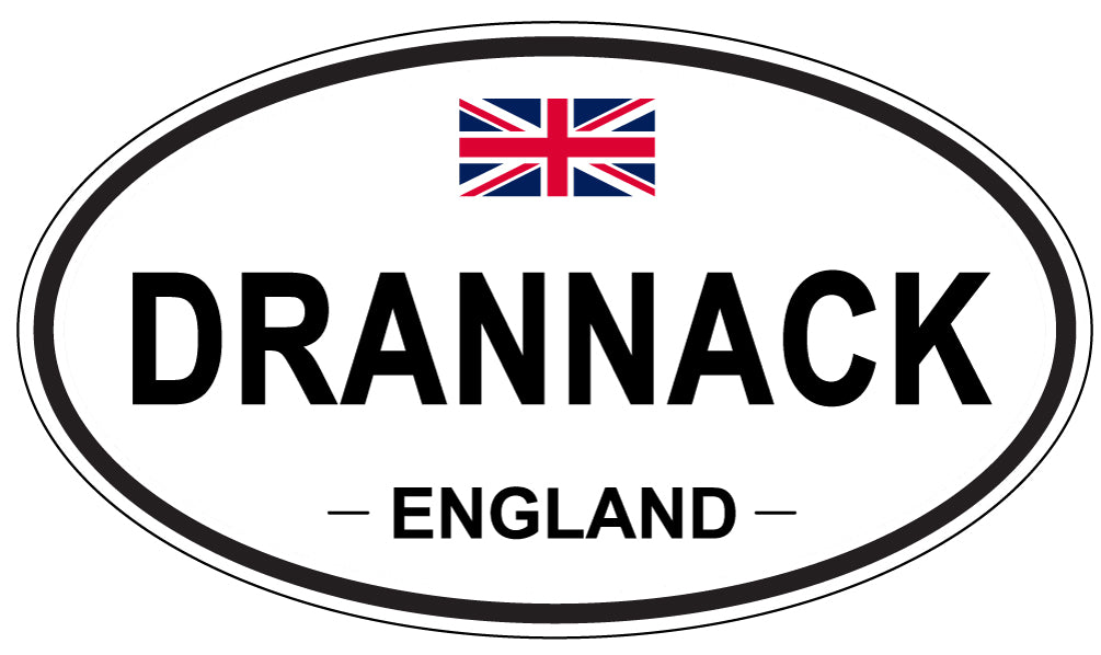 DRANNACK, ENGLAND - Oval Sticker