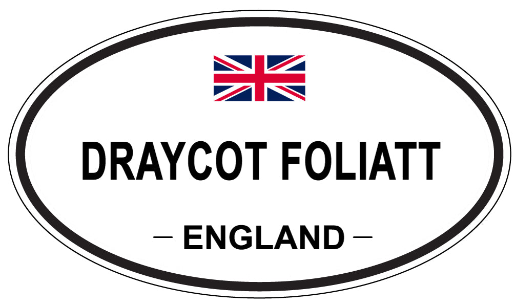 DRAYCOT FOLIATT, England - Oval Magnet