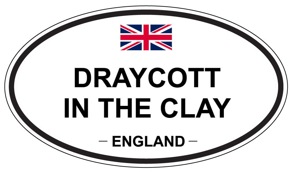 DRAYCOTT IN THE CLAY, England - Oval Magnet