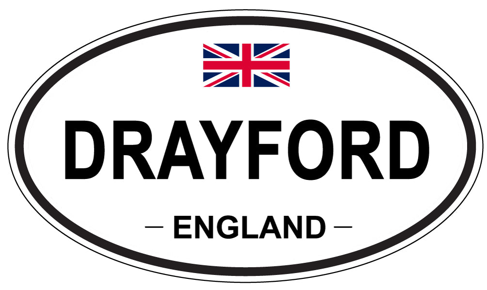 DRAYFORD, England - Oval Magnet