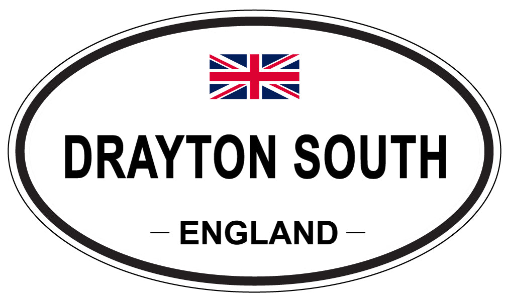DRAYTON SOUTH, England - Oval Magnet