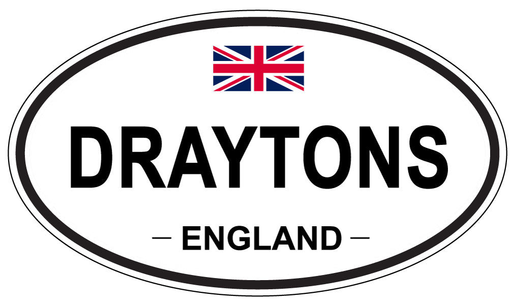 DRAYTONS, England - Oval Magnet