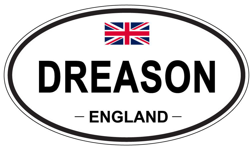 DREASON, England - Oval Magnet