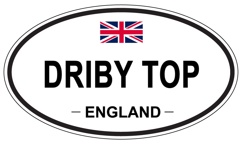 DRIBY TOP, England - Oval Magnet