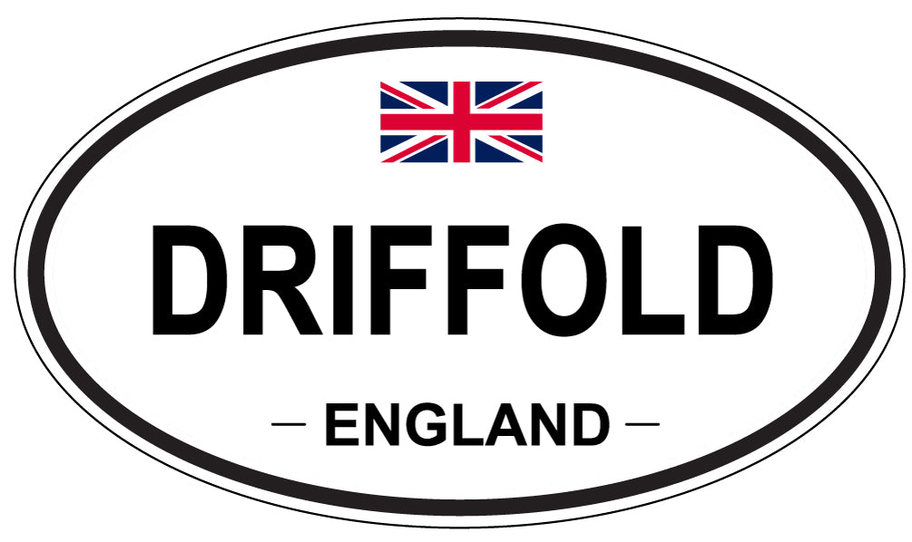 DRIFFOLD, England - Oval Magnet