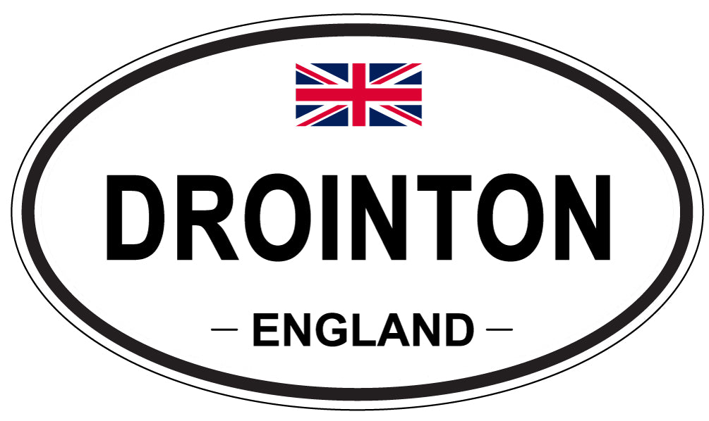 DROINTON, England - Oval Magnet