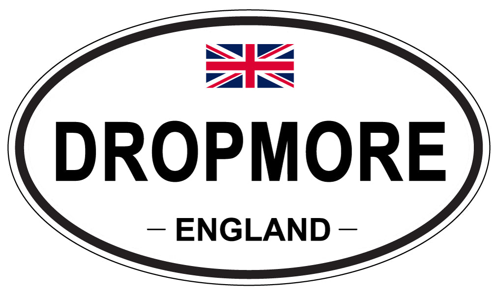 DROPMORE, England - Oval Magnet