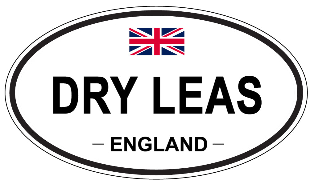 DRY LEAS, England - Oval Magnet