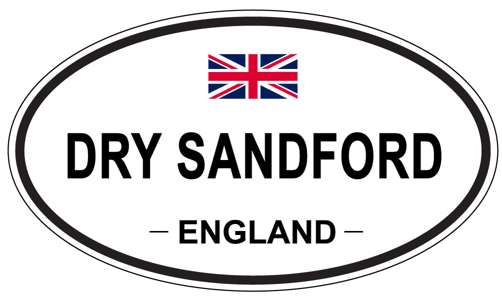 DRY SANDFORD, England - Oval Magnet