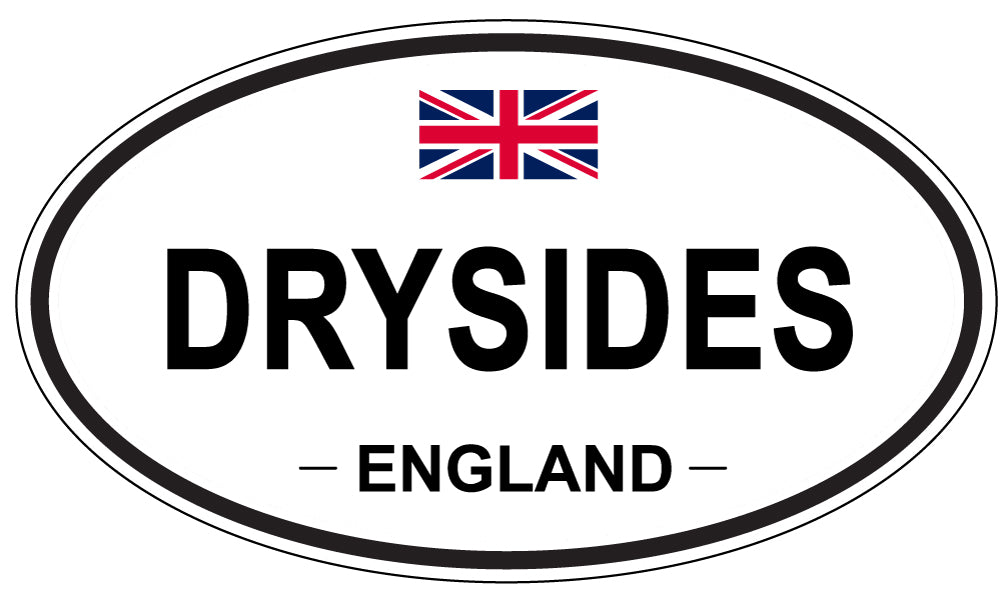 DRYSIDES, England - Oval Magnet