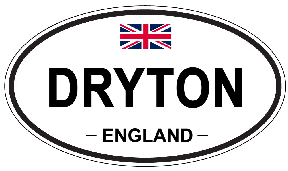 DRYTON, England - Oval Magnet