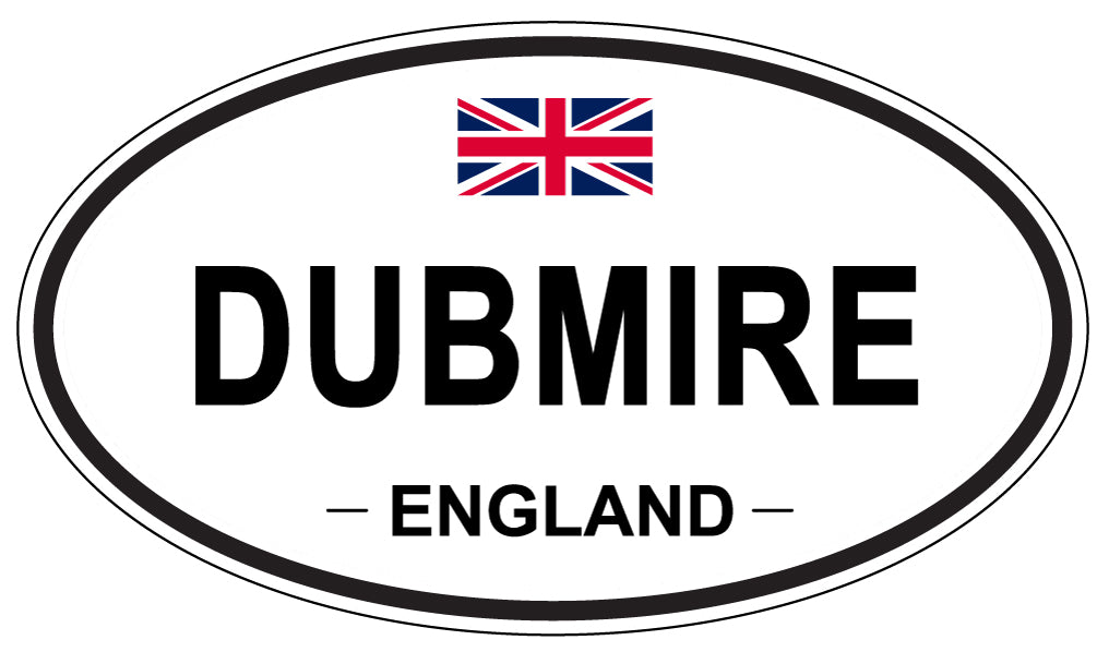 DUBMIRE, England - Oval Magnet