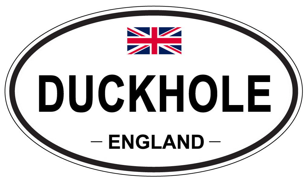 DUCKHOLE, England - Oval Magnet