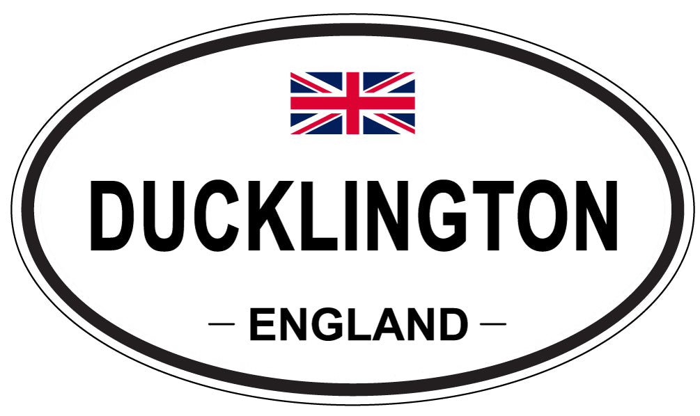 DUCKLINGTON, England - Oval Magnet