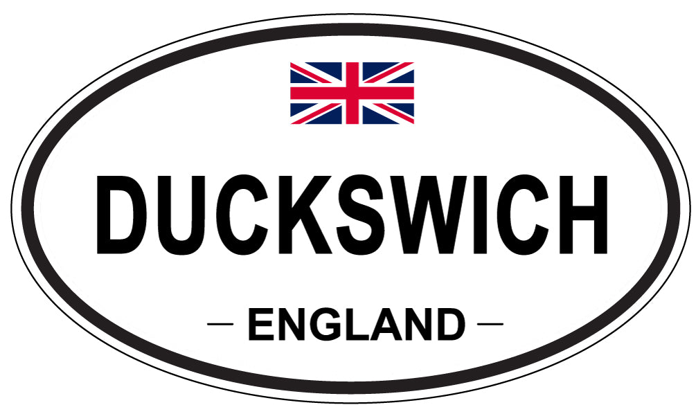 DUCKSWICH, England - Oval Magnet