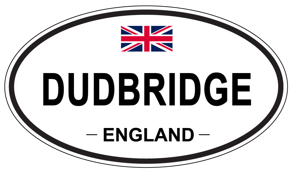DUDBRIDGE, ENGLAND - Oval Sticker