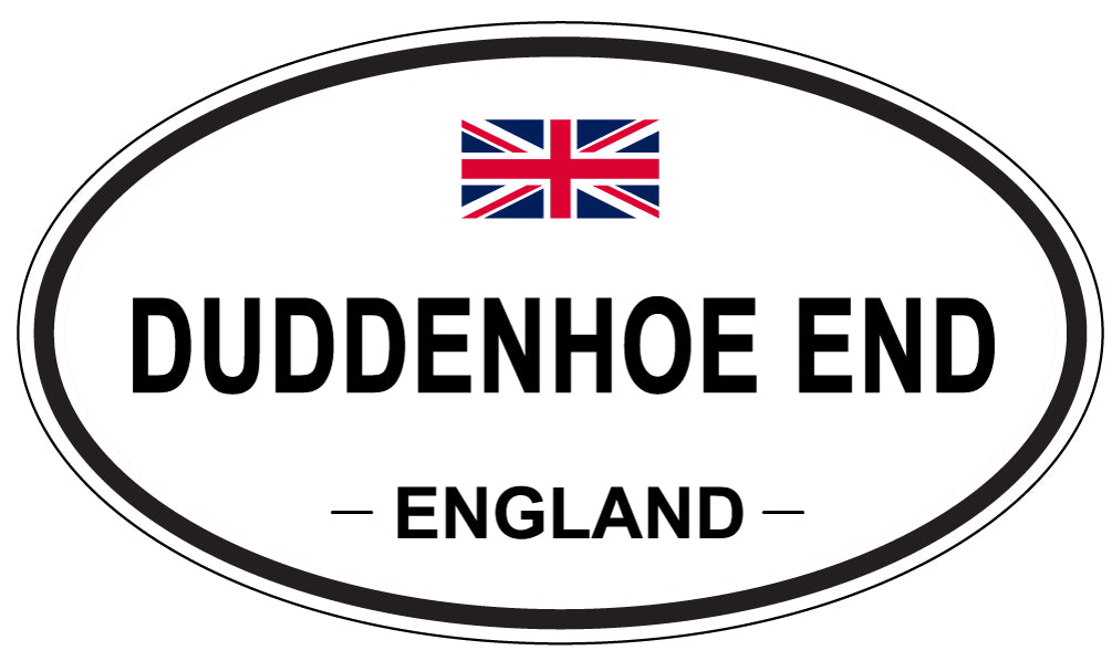 DUDDENHOE END, England - Oval Magnet